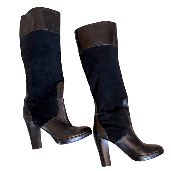 Steven by Steve Madden Leather & Suede Knee High Boots - Picture 9 of 14